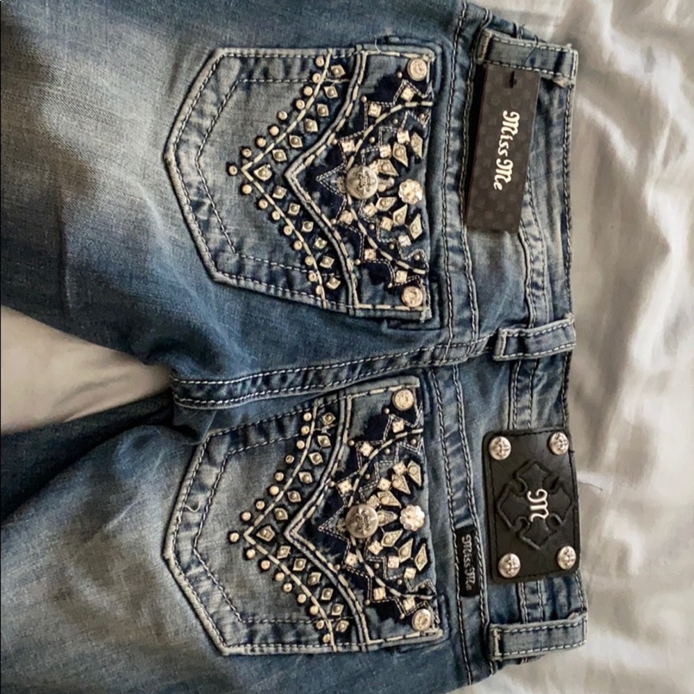 Bootcut sparkly jeans